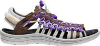 KEEN Women's UNEEK II Open Toe x emmi Sandal Dark Earth/Tillandsia Purple - 1028578
