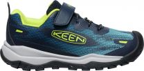 KEEN Unisex Big Kid's Wanduro Speed Low Hiking Shoe Legion Blue/Evening Primrose - 1028735