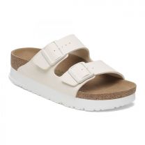 Papillio by BIRKENSTOCK Women's Arizona Platform Sandal Eggshell Birko-Flor (narrow width) - 1029127