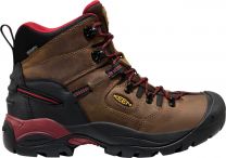 KEEN Utility Men's 6" Pittsburgh Energy Waterproof Carbon Toe Work Boot Bison/Black - 1032285