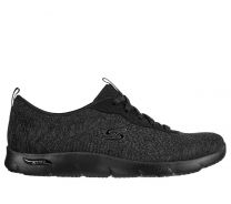 Skechers Women's Arch Fit Refine - Lavish Wish Sneaker Black - 104272-BBK