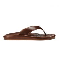 OluKai Men's Ilikai Leather Flip Toffee/Toffee - 10492-3333