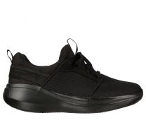 SKECHERS WORK Women's Cushiep - Runie Soft Toe Slip Resistant Work Shoe Black - 108037-BLK