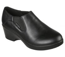 SKECHERS WORK Women's Work Deoli SR Clog Soft Toe Slip Resistant Work Shoe Black - 108052-BLK