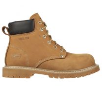 SKECHERS WORK Women's Cottonwood - Etah ST Steel Toe Work Boot Wheat - 108066-WTG