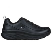 SKECHERS WORK Women's D'Lux Walker SR Jixil Soft Toe Slip Resistant Work Shoes Black - 108079-BLK