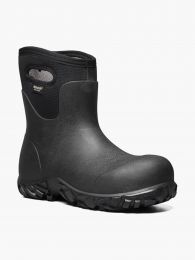 BOGS WORK SERIES Men's Workman Mid Composite Toe Insulated Waterproof Work Boot Black - 72236CT-001