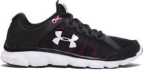 Under Armour Women's Assert 6 Running Shoes Black/Pink/White - 1266252-001