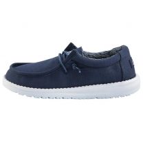 HEY DUDE Shoes Boy's Wally Youth Navy - 130132500