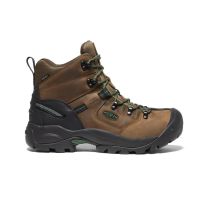 KEEN Utility Men's 6" Pittsburgh Energy Carbon Fiber Toe Waterproof Work Boot Cascade Brown/Greener Pastures - 1026892