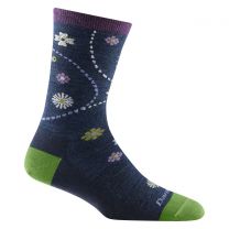 Darn Tough Women's Garden Crew Lightweight Lifestyle Sock Bellflower - 1610-BELLFLOWER