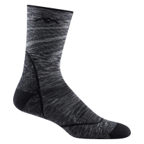 Darn Tough Men's Light Hiker Micro Crew Lightweight with Cushion Hiking Sock Space Gray - 1972-SPACE GRAY