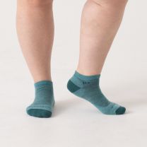 WIDE OPEN SOCKS Women’s Solid Cushioned No Show Sock Light Teal - 9500-LIGHT TEAL