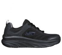 SKECHERS WORK Men's D'Lux Walker SR - Oswah Soft Toe Slip Resistant Work Shoe Black - 200097-BBK