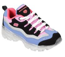 Skechers Unisex Kids' Ice D'Lites Sneaker Blue/Pink/Purple - 20400L-BPPR