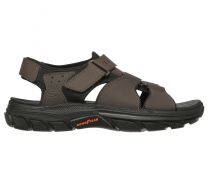 Skechers Men's Relaxed Fit Respected SD - Ridgen Sandal Chocolate - 204352-CHOC