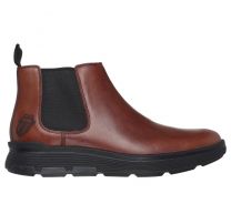 Skechers Men's Casual Glide Cell - The Rambler Chelsea Boot Brown/Black - 205083-BRBK