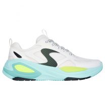 Skechers Men's Octus - Ovek Running Shoe White/Aqua - 232735-WAQ