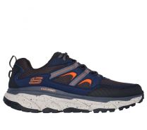 Skechers Men's Relaxed Fit D'Lux Journey Sneaker Navy/Orange - 237192-NVOR