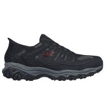 Skechers Men's Slip-Ins: After Burn M Fit - Ridgeburn Black/Charcoal - 237563-BKCC