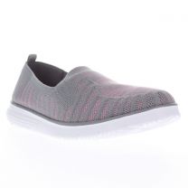 Propet Women's TravelFit Slip-On Shoe Grey/Pink - WAT044MGPI