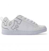 DC Shoes Women's Court Graffik Shoes White/M Silver - 300678-WM5