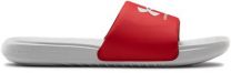 Under Armour Men's Ansa Fix Slide Sandal Halo Gray/Red/Halo Gray - 3023761-104