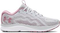 Under Armour Women's UA Charged Bandit 7 Running Shoes Halo Gray/White/Mauve Pink - 3024189-105