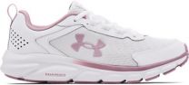 Under Armour Women's Charged Assert 9 Running Shoe White/White/Mauve Pink - 3024591-113