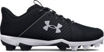 Under Armour Men's Leadoff Low Rubber Molded Baseball Cleat Black/Black/White - 3025589-001