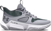 Under Armour Women's UA FLOW Breakthu 3 Basketball Shoe Mod Gray/White/Pitch Gray - 3025603-101