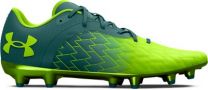 Under Armour Men's UA Magnetico Select 2.0 FG Soccer Cleats Lime Surge/Coastal Teal/Lime Surge - 3025642-300