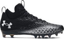 Under Armour Men's UA Spotlight Clone 3.0 MC Football Cleats Black/Black/Metallic Silver -  3026334-001