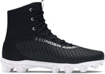 Under Armour Men's UA Highlight 2 RM Football Cleats Black/White/Metallic Silver - 3027300-001