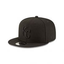 New Era Kansas City Royals MLB Basic Snapback Black on Black 950 Adjustable Cap
