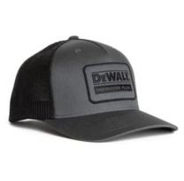 DEWALT Unisex Oakdale Trucker Hat with Patch Grey/Black - DXWW50041-309