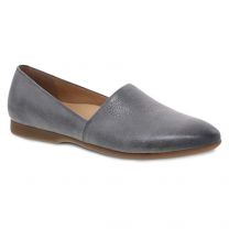 Dansko Women's Larisa Pewter Metallic Distressed Leather - 2036970600