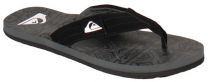 Quiksilver Moncata Layback Sandal - Dark Grey/Black - 14