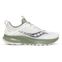 Saucony Men's Ride Tr2 Sneaker, White/Olivine, 7