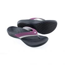 PowerStep® ArchWear™ Women's Sandals Plum/Charcoal - 8500-40