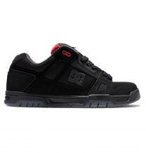 DC Shoes Men's Stag Shoes Black/Grey/Red - 320188-BYR