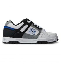 DC Shoes Men's Stag Shoes White/Grey/Blue - 320188-HYB