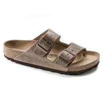 BIRKENSTOCK Unisex Arizona Tobacco Brown Oiled Leather (narrow width) - 0352203