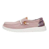 HEY DUDE Shoes Women's Wendy Slub Baja Stripe Lavender - 40731-530