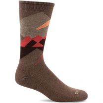 Sockwell Men's Alpine Glow Crew Essential Comfort Socks Bark - LD62M-750