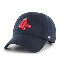 MLB Boston Red Sox Men's '47 Brand Alternate 1 Clean Up Cap, Navy, One-Size