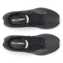 Saucony Women's Kinvara 16 Sneaker, Black/White, 11