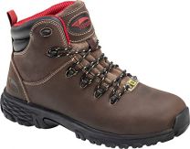 Avenger Men's 6" Flight Alloy Toe ESD Waterproof Work Boot Brown - A7421