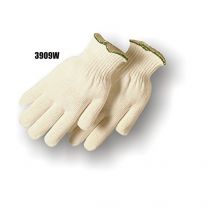 (12 Pair) Majestic WHITE STRING KNIT POLYESTER XS GLOVES (3909W)