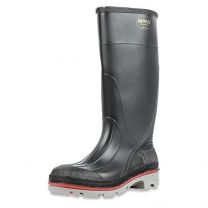 Servus XTP 15" PVC Chemical-Resistant Soft Toe Men's Work Boots, Black, Red & Grey